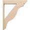 Ekena Millwork 7 1/2-in W x 38-in D x 46-in H Funston Slat Rough Cedar Woodgrain TimberThane Outlooker, Primed Tan OUTUR075X38X46FST24RCPR - alternate 5